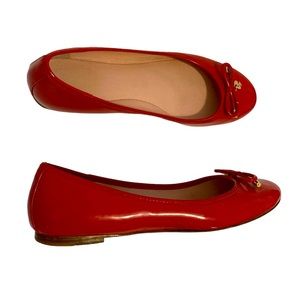 Kate Spade Sexy Red Ballet Slip On Willa Flat Size 9M